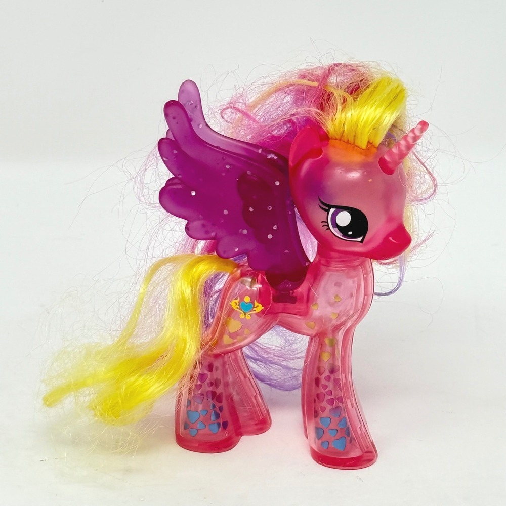 Hasbro My Little Pony Princess Cadance 4in Pink Translucent Heart Figure 2017